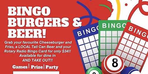 Bingo, Burgers & Beer!