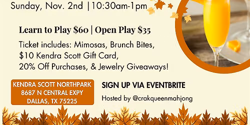 Mahjong & Mimosas: Sip and Shop at Kendra Scott