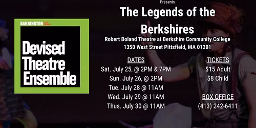 Devised Theatre Ensemble: The Legends of the Berkshires