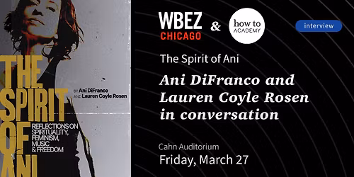 WBEZ Presents: An Evening with Ani DiFranco