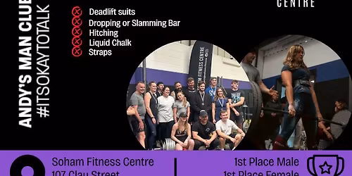 Deadlift Competition, Sunday 1st March 2026