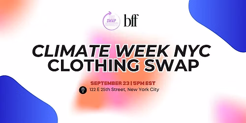 Climate Week NYC Clothing Swap