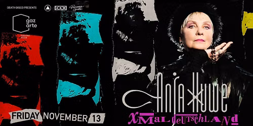 Anja Huwe \/ XMal Deutschland Live in Athens | Friday November 13 | Gazarte Ground Stage