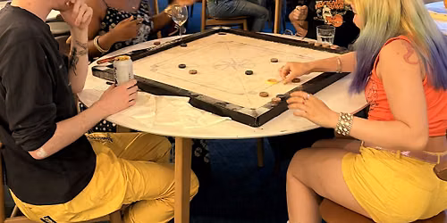 Bristol's 1st Carrom Indian Tabletop Game Night