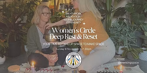 Women\u2019s Circle ~ Deep Rest & Reset