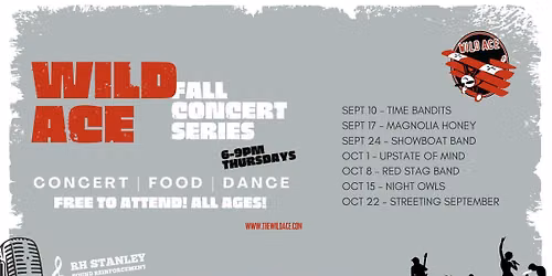 Wild Ace Fall Concert Series with Time Bandits