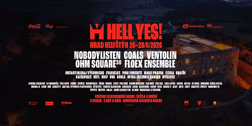 HELL YES! FESTIVAL 2026 | Helf\u0161t\u00fdn Castle | 26\u201328 June