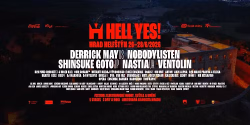 HELL YES! FESTIVAL 2026 | Helf\u0161t\u00fdn Castle | 26\u201328 June