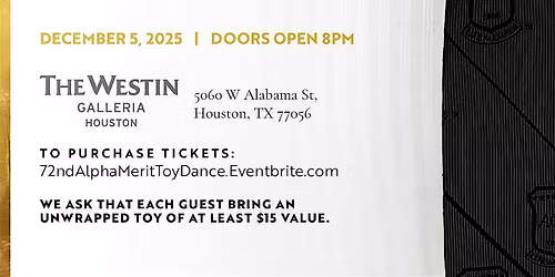 72nd Annual Alpha Merit Toy Dance