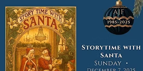 Christmas at The Caswell House:  Storytime with Santa - 12:30pm or 3:30pm