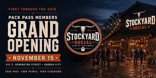 Grand Opening Celebration- People and Pets Welcome!