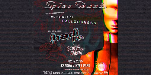 Spineshank + Hed PE, South Of Salem \/ 2 XII 2025 \/ Krak\u00f3w