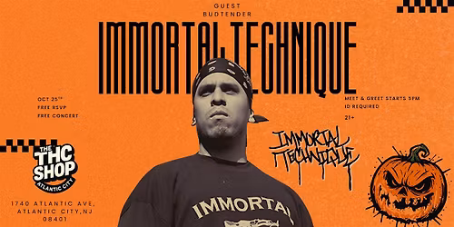 Immortal Technique Live @ The THC Shop by Coastal Herb| 13 Days 2 Halloween