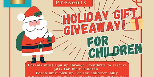 Holiday Gift Giveaway for Children!