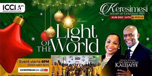 Keresimesi: Sound of Christmas 2025 Light of the World.