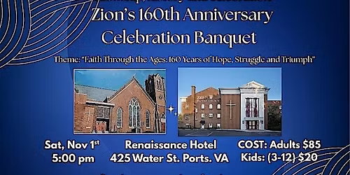 160th Church Anniversary Banquet