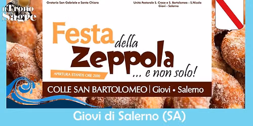 Festa della Zeppola...e non solo - Giovi di Salerno (SA) — MRM9+6C7 Piegolelle-San Bartolomeo, Provincia di Salerno