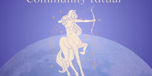 Full Blue Moon in Sagittarius Ritual Circle