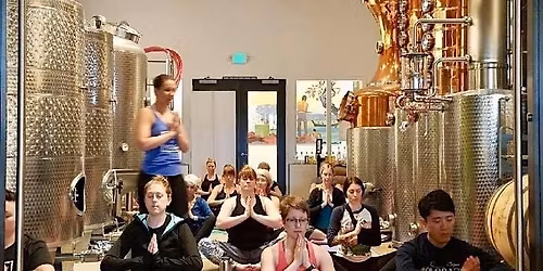 Gin (and more) + Yoga at Scratch Distillery