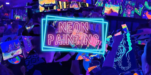 Neon Painting: Cherry Blossoms