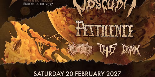 IMPERICON SHRED FEST | OBSCURA & more at The Underworld - London