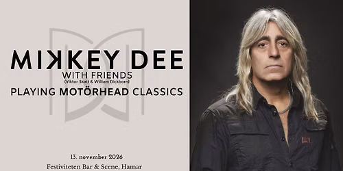 Mikkey Dee with friends playing Mot\u00f6rhead \/\/ Festiviteten Bar & Scene