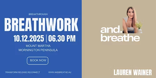 Breakthrough Breathwork in Mornington Peninsula 10.12.25