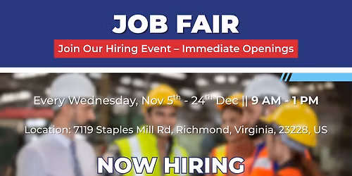 Weekly Hiring Event at Accurate Personnel Richmond