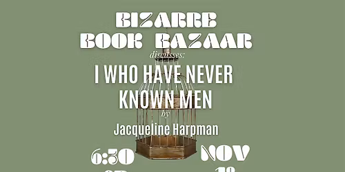 November Bizarre Book Bazaar (Book Club)