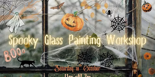 Spooky Glass  Painting Workshop