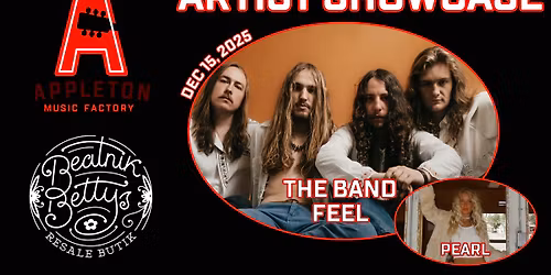 Beatnik Betty's Presents: The Band Feel with PEARL at Appleton Music Factory