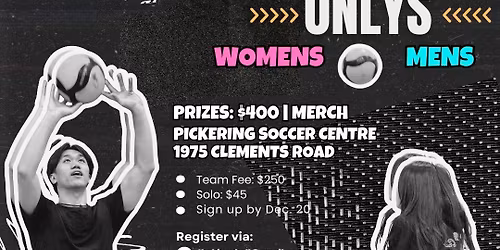 ONLY MENS\/WOMENS Volleyball Tourney