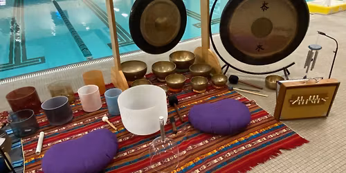 Rome Family YMCA Aquatic Sound Bath Float!