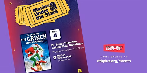 Movies Under the Stars: Dr. Seuss\u2019 How the Grinch Stole Christmas