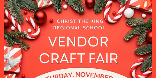 Annual Christmas Vendor and Craft Fair 