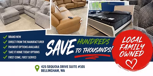 MEMORIAL DAY MATTRESS AND FURNITURE SAVINGS EVENT! Up to 60% off retail stores! 