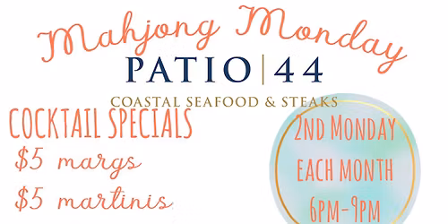 Mahjong Monday @Patio44