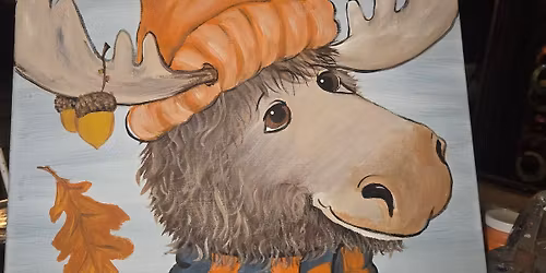 Autum Moose Paint Party