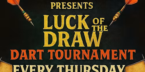 LOD "Luck of The Draw" Dart Tournament @ The Britannia Pub on Wilmington Island EVERY Thursday