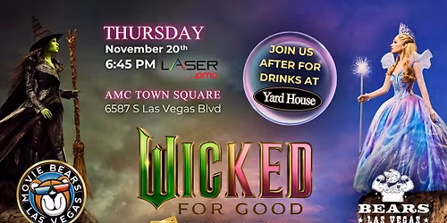 Wicked: For Good - Movie Bears Las Vegas