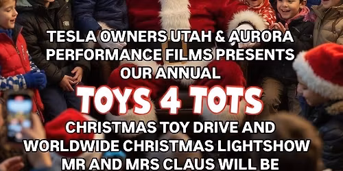 Christmas light show and toys for tots! 