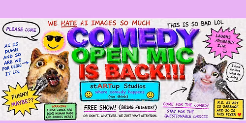 Off the Rails Comedy - Open Mic