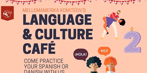 Language- and Culture Caf\u00e9 in Aarhus - Anniversary and Salsa theme \ud83d\udc83