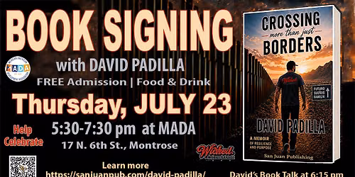 Celebrate David Padillia's new book!
