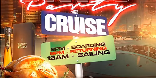 Friendsgiving Party Cruise Thanksgiving Weekend