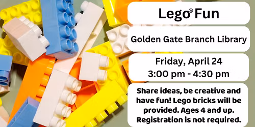 LEGO Fun at Golden Gate Branch Library