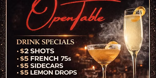 Saturday Nights at Open Table