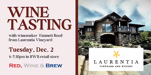 Laurentia Wine Tasting