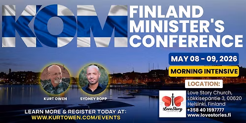 Kurt Owen Ministries' 2026 Finland Ministers' Conference-Morning Intensive