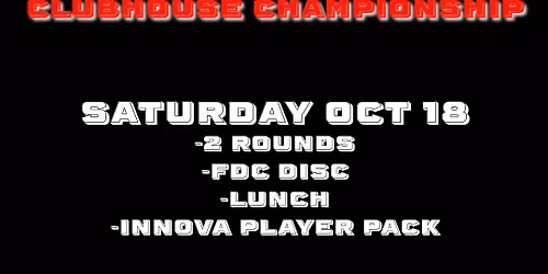 2025 FDC Clubhouse Championship 